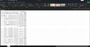 ریز متره پروژه اسکلت بتنی دو طبقه